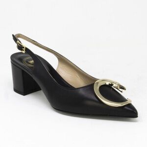 Roberto Cavalli Class Snake Sling Black